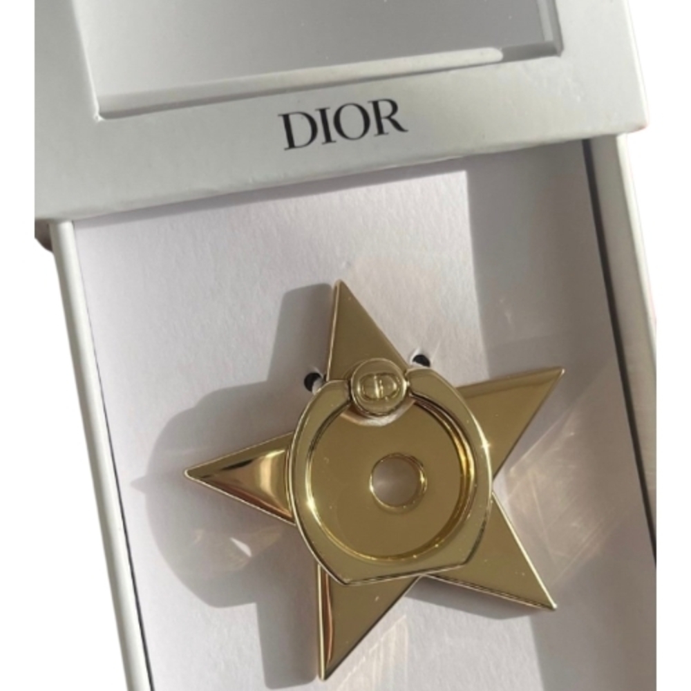 Authentic DIOR BUNDLE!Cosmetic Bag,Dior Gold Star Smartphone Ring,& DiorJoy Card - Picture 4 of 10